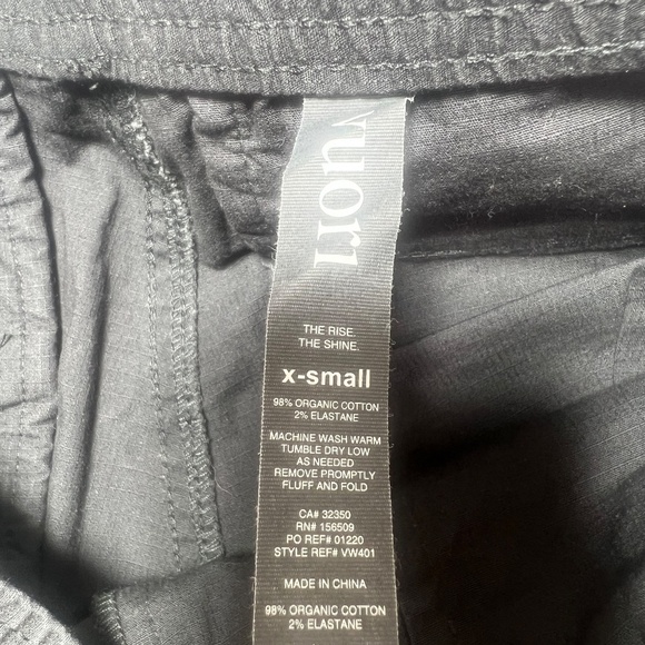 Vuori Ripstop Dura Pants Drawstring Stretch Climbing Hiking Gray - Picture 8 of 9